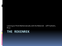 The Rekenrek