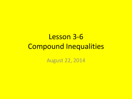 Lesson 3-6 Part 1