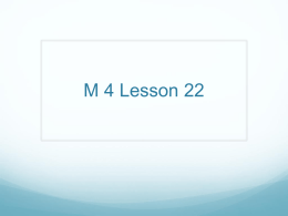 M4-Lesson