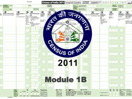 Module-1B - Census of India Website
