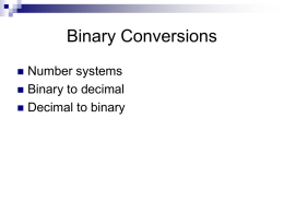 Binary, Hexadecimal, and ASCII PowerPoint Slides