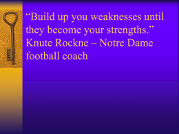 Knute Rockne – Notre Dame football coach