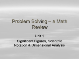 Math Review PPT