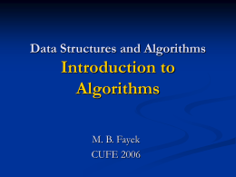 Algorithms Design and Analysis Ch1: Analysis Basics
