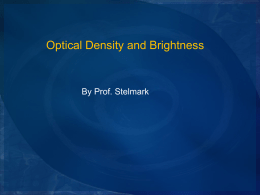 Optical density