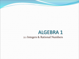 Rational number