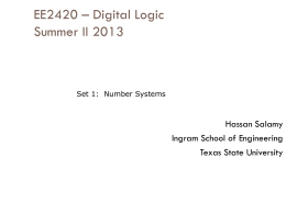 Number Systems - Texas State University