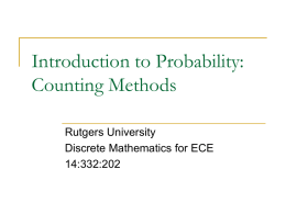 Powerpoint Slides "Intro to Probability"