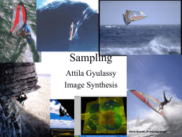 Sampling - IDAV: Institute for Data Analysis and Visualization