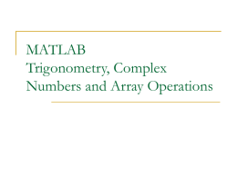 MATLAB Technical Computing Environment