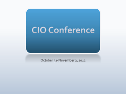 CIO Conference