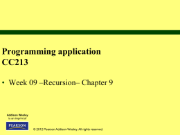 Structure Programming CC112