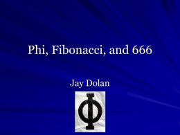Phi, Fibonacci, and 666