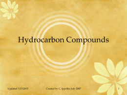 Hydrocarbon Compounds