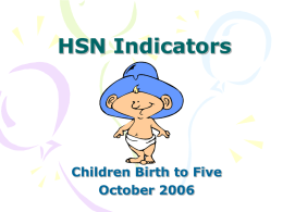 HSN Indicators
