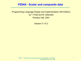PZ04A - Scalar data