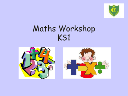 Maths Workshop KS1