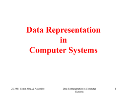 CS 3401 - Computer organization & assembly language