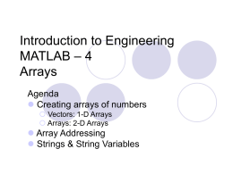 Introduction to Engineering Session 9