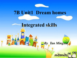 Unit 1 Dream homes
