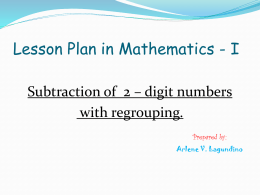 Lesson Plan in Mathematics