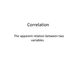 Correlation - THANGARAJ MATH