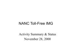 NANC Toll-Free IMG