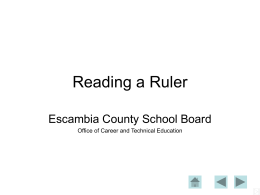 Reading a Ruler - Timpview High School