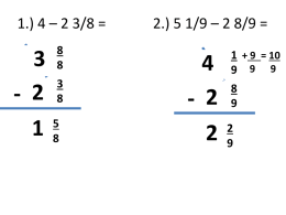 4-3 Multiplying Fractions