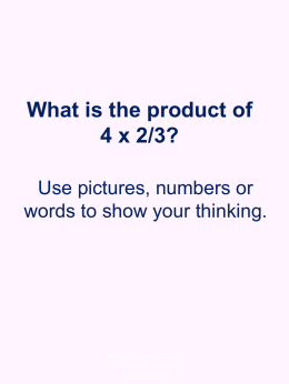 Mathematics Learning TLC - Louisiana Department of Education