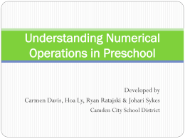 numerical operations - State of New Jersey