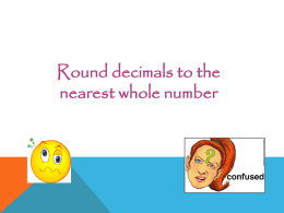 Fractions Decimals and Percentages Revision