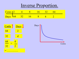 Inverse Proportion. - gcse-maths