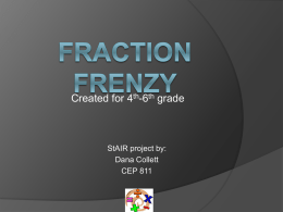 Fraction Frenzy