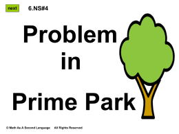 6.NS#4 Problem In Prime Park