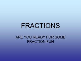 FRACTIONS