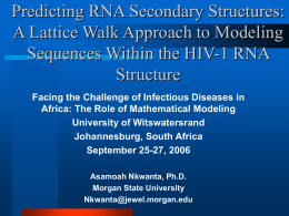 RNA Secondary Structure & Combinatorics