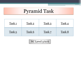 Pyramids - Suffolk Maths