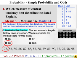 Chapter 2-6: Probability