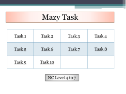 16 Mazy - Suffolk Maths