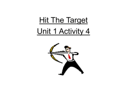 Hit The Target