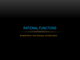 Rational Functions - Matrix Mathematics