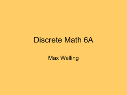 Discrete Math 6A