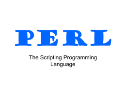 PERL - People