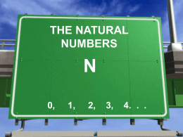 natural numbers - bilingual project fiñana