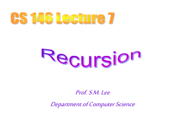 24SpL8recursion - Department of Computer Science