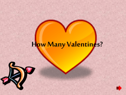 How Many Valentines?