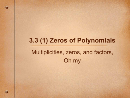 PCH (3.3)(1) Zeros of Poly 10