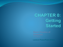 Chapter 0: Getting Started