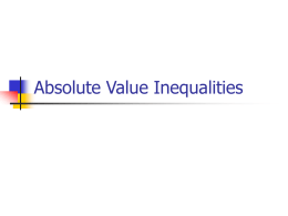 Absolute Value - hancockhighmath